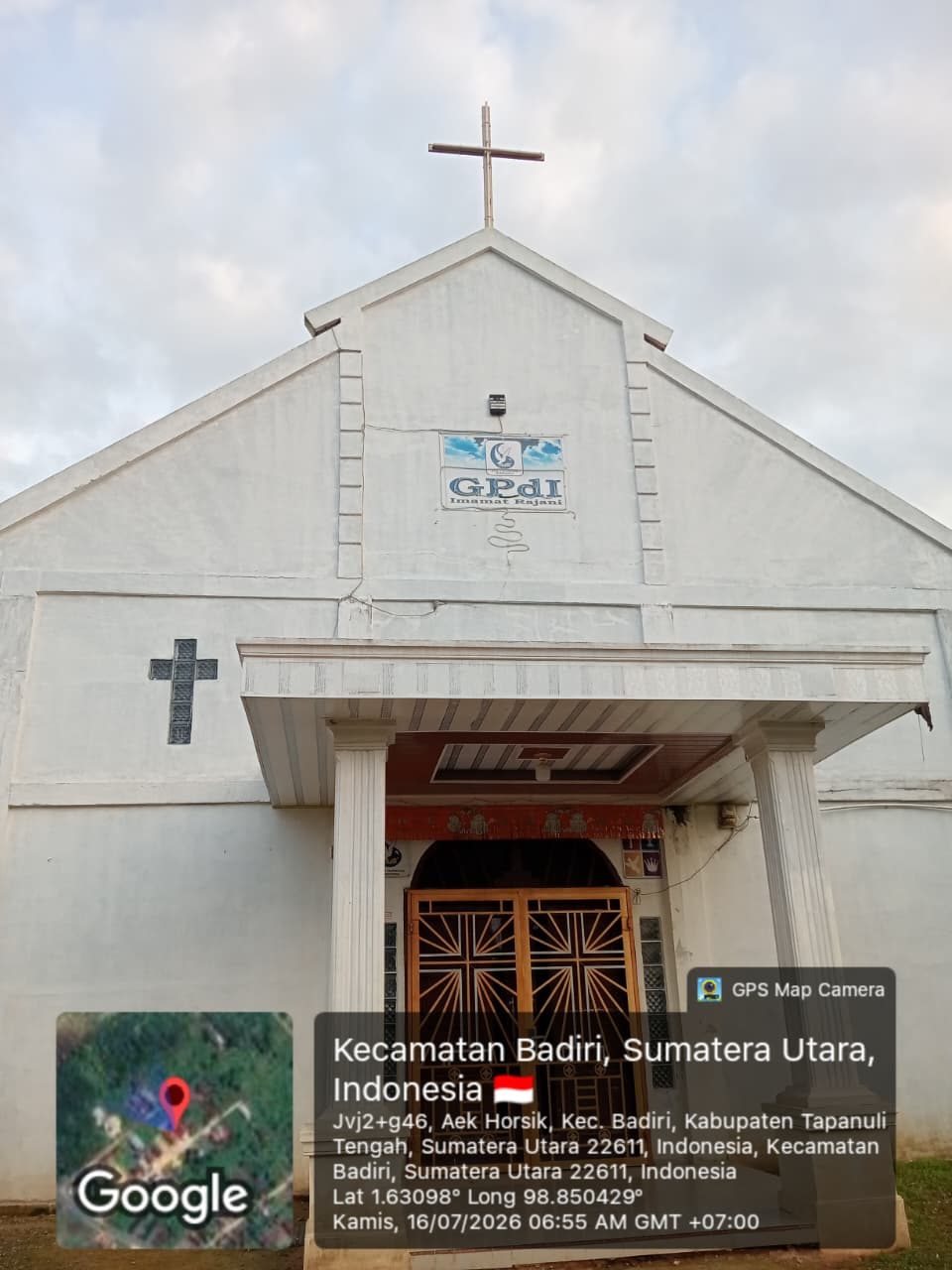 Gedung gereja GPdI Imamat Rajani Aek Horsik